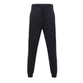 Navy-White - Front - SF Unisex Adults Contrast Joggers