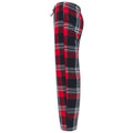 Red-Navy Check - Side - SF Minni Childrens-Kids Tartan Lounge Pants