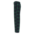 Navy-Green Check - Side - SF Minni Childrens-Kids Tartan Lounge Pants