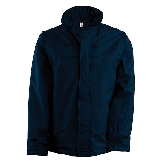 Navy-Navy - Front - Kariban Mens Zip-Off Sleeve Jacket