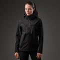 Black- Carbon - Back - Stormtech Mens Patrol Technical Softshell Jacket