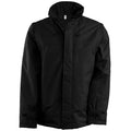 Black-Black - Front - Kariban Mens Zip-Off Sleeve Jacket