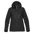 Black- Carbon - Front - Stormtech Womens Patrol Technical Softshell Jacket