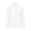 White* - Front - Kariban Mens Falco Full Zip Anti Pill Fleece Jacket