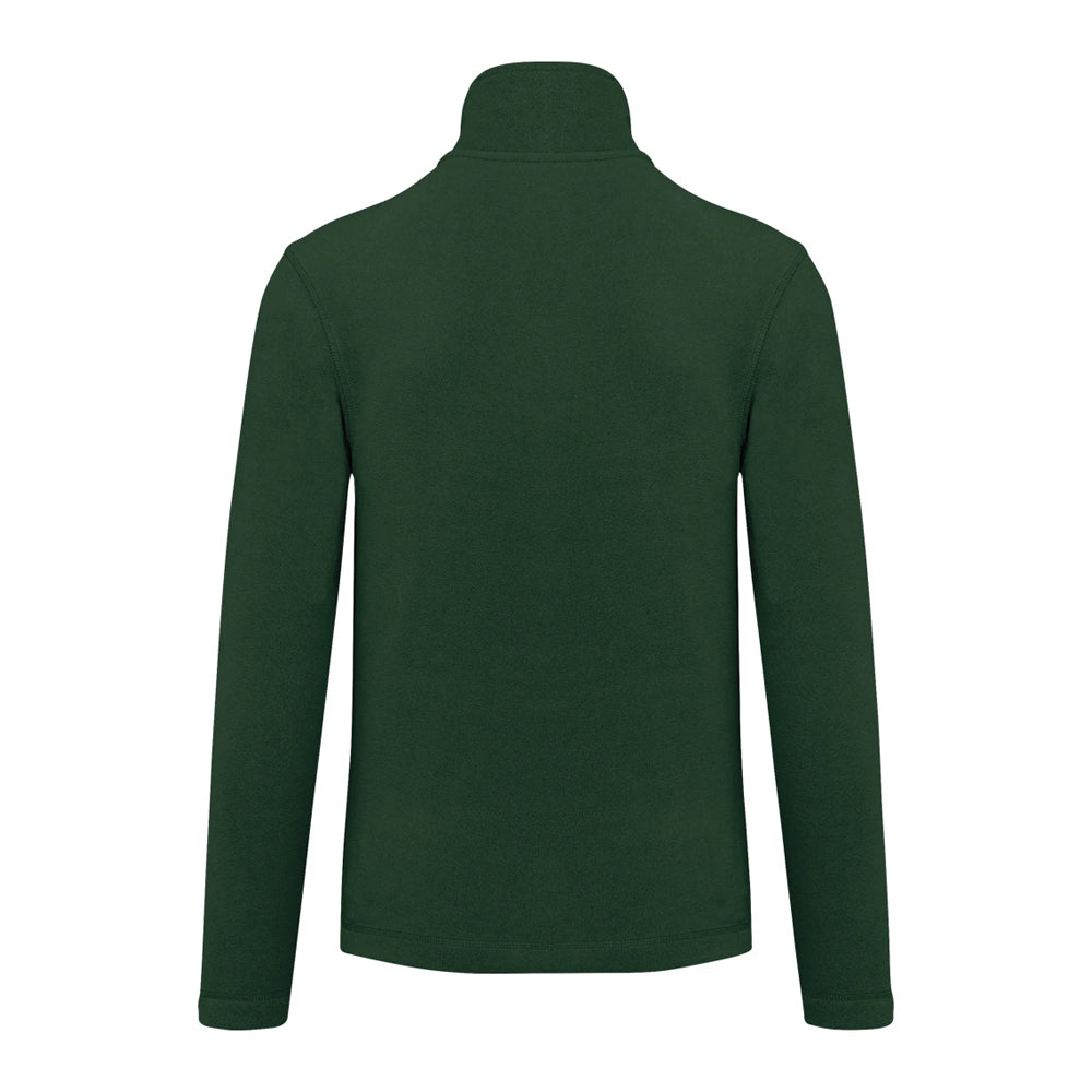 Forest Green - Back - Kariban Mens Falco Full Zip Anti Pill Fleece Jacket