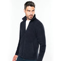 Navy - Back - Kariban Mens Falco Full Zip Anti Pill Fleece Jacket