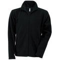 Black - Front - Kariban Mens Falco Full Zip Anti Pill Fleece Jacket