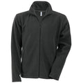 Dark Grey - Front - Kariban Mens Falco Full Zip Anti Pill Fleece Jacket