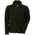 Olive - Front - Kariban Mens Falco Full Zip Anti Pill Fleece Jacket