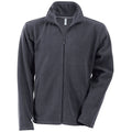 Convoy Grey - Front - Kariban Mens Falco Full Zip Anti Pill Fleece Jacket