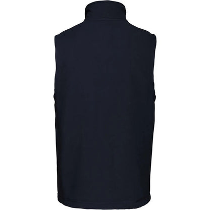 Navy - Back - Kariban Mens Luca Fleece Gilet Jacket