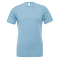 Denim - Front - Bella Canvas Unisex Adults Triblend Crew Neck T Shirt