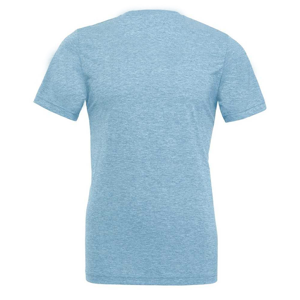 Denim - Back - Bella Canvas Unisex Adults Triblend Crew Neck T Shirt