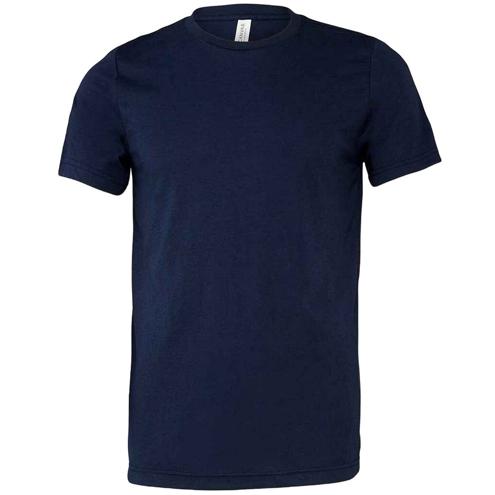 Solid Navy - Front - Bella Canvas Unisex Adults Triblend Crew Neck T Shirt