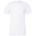 Solid White - Front - Bella Canvas Unisex Adults Triblend Crew Neck T Shirt
