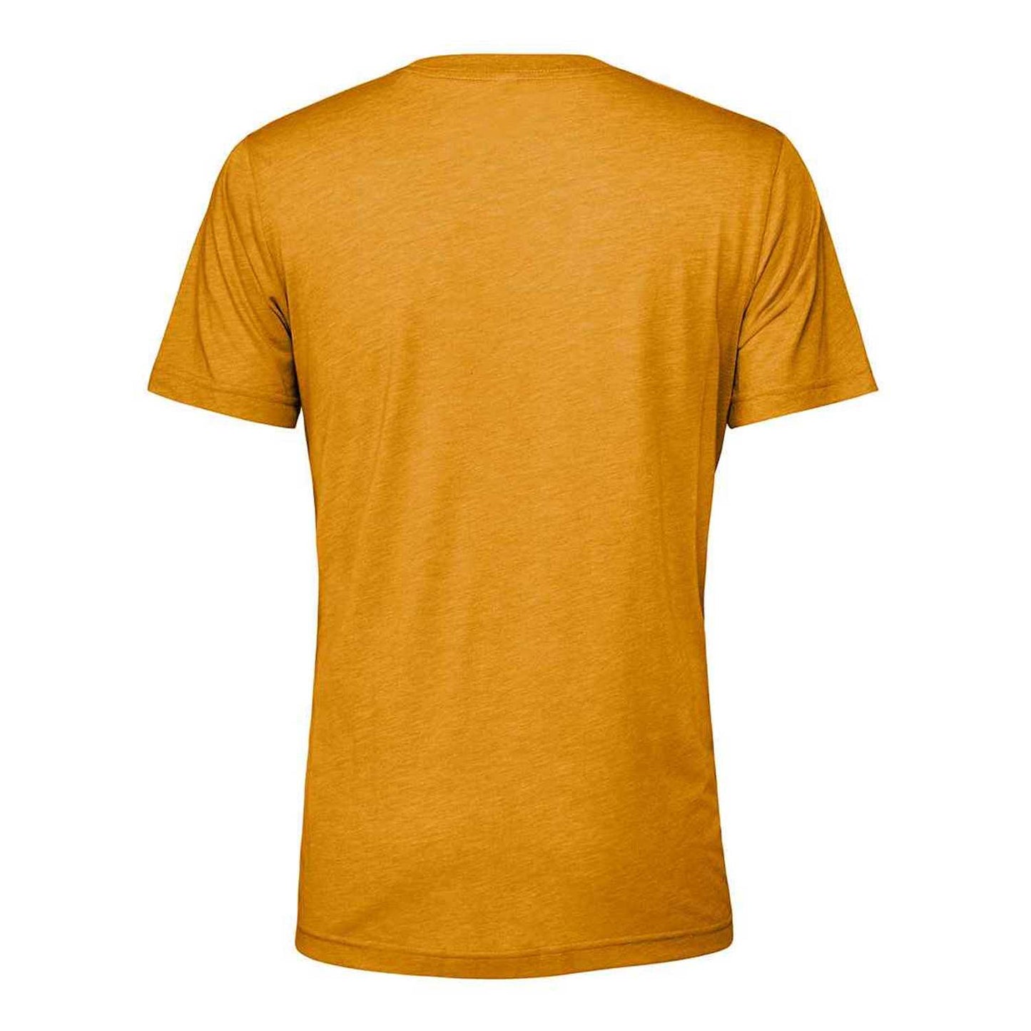 Mustard Triblend - Back - Bella Canvas Unisex Adults Triblend Crew Neck T Shirt