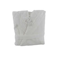 White - Lifestyle - ARTG Womens-Ladies Deluxe Velour Bathrobe With Hood