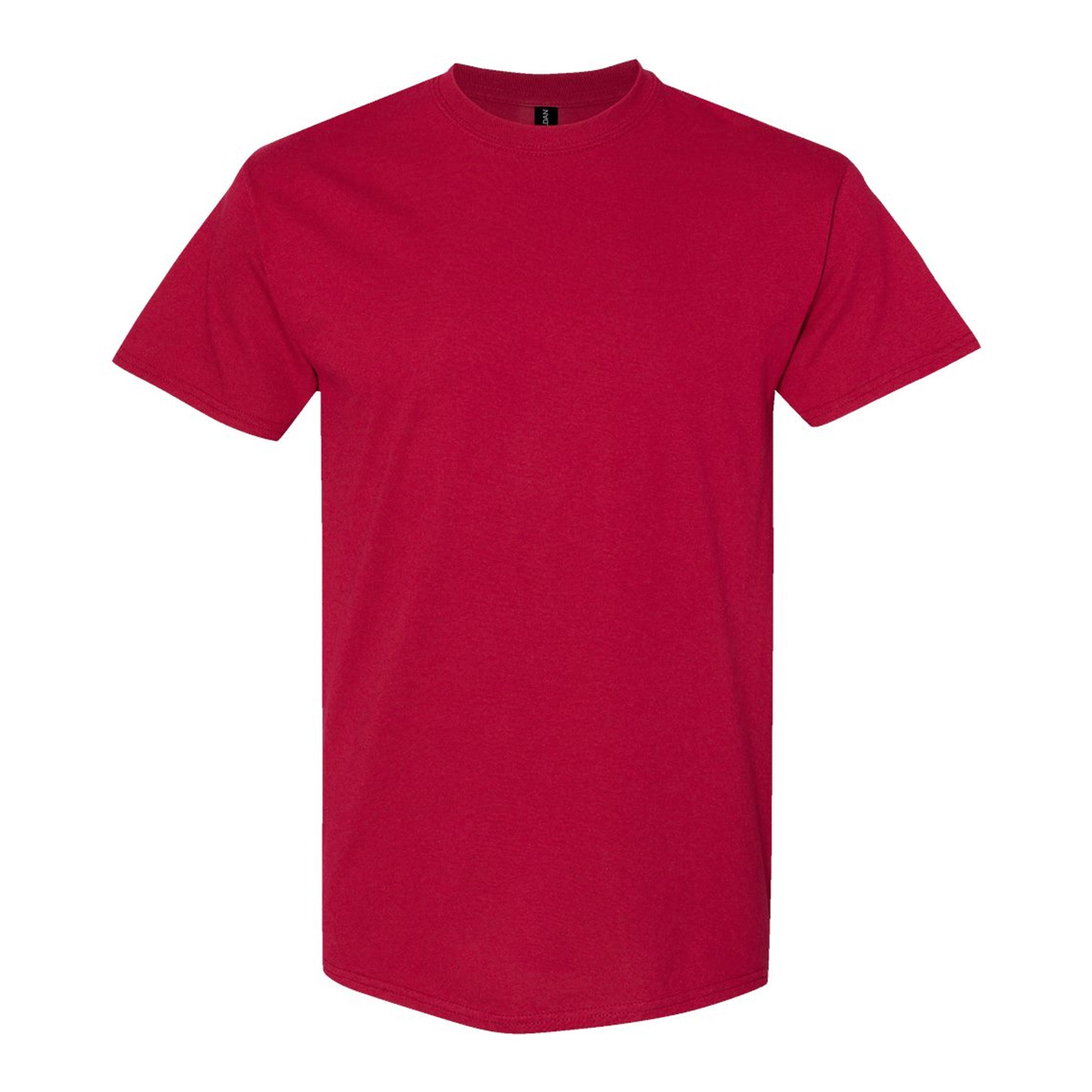 Cardinal Red - Back - Gildan Adults Unisex Heavy Cotton T Shirt