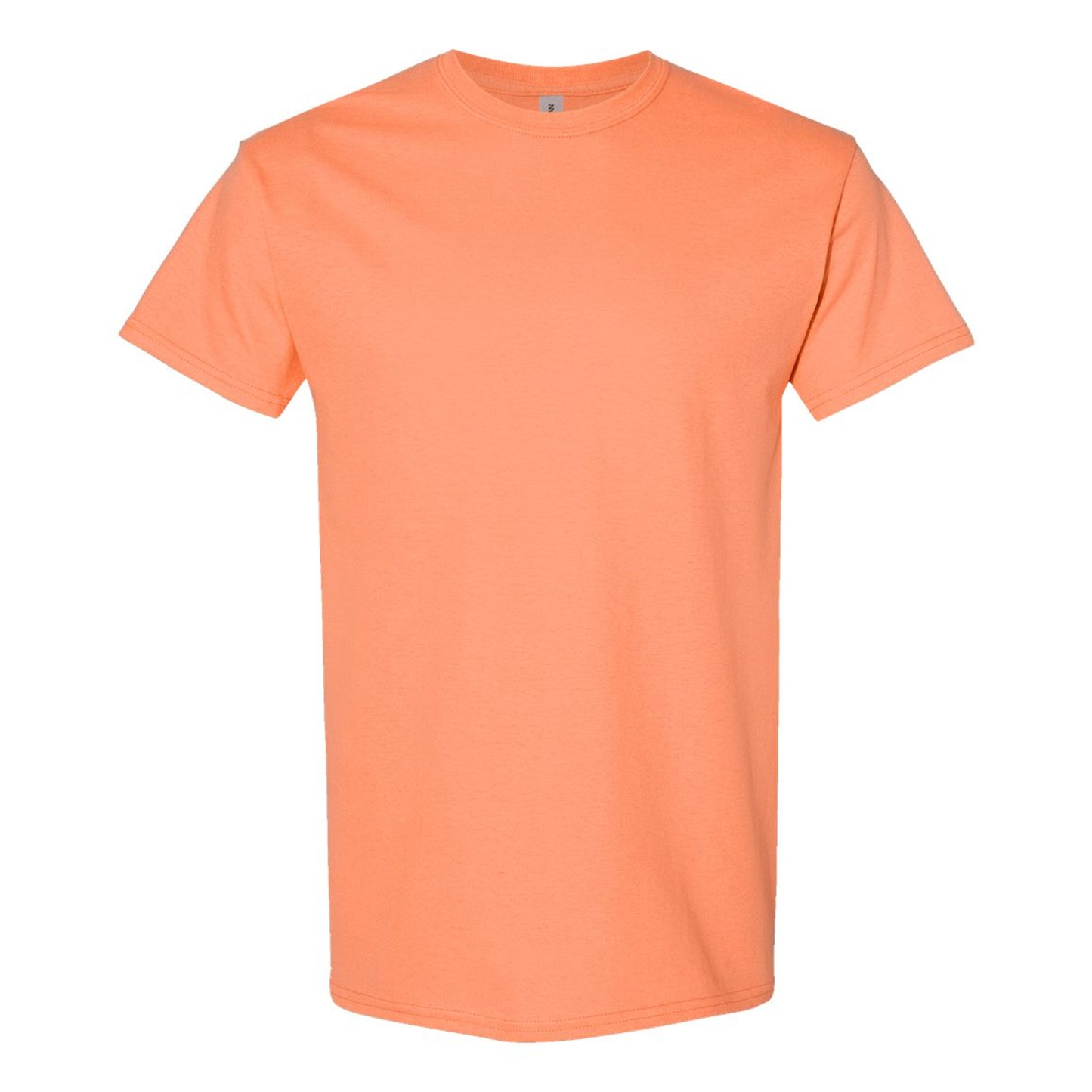 Tangerine - Back - Gildan Adults Unisex Heavy Cotton T Shirt