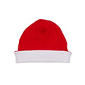 White-Red - Front - Babybugz Baby Unisex Reversible Slouch Hat