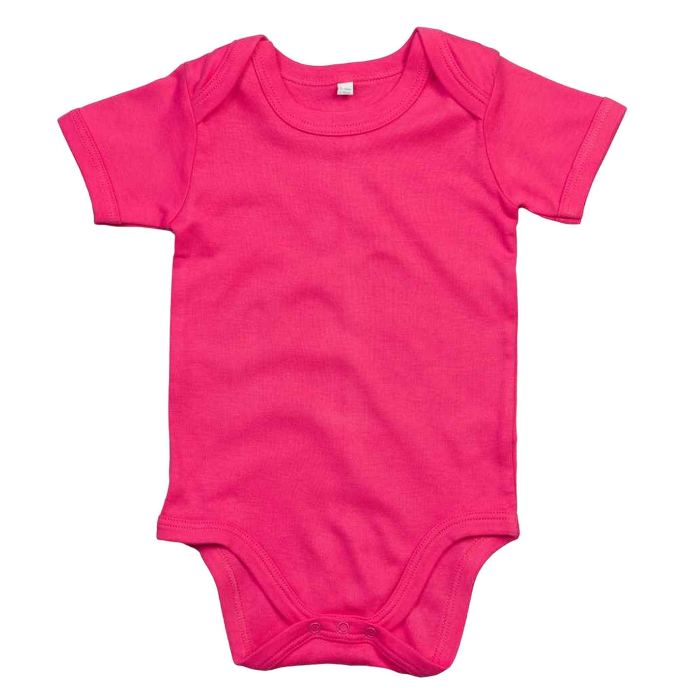 Fuchsia - Front - Babybugz Baby Unisex Cotton Bodysuit