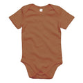Caramel Toffee - Front - Babybugz Baby Unisex Cotton Bodysuit