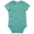Sage Green - Front - Babybugz Baby Unisex Cotton Bodysuit