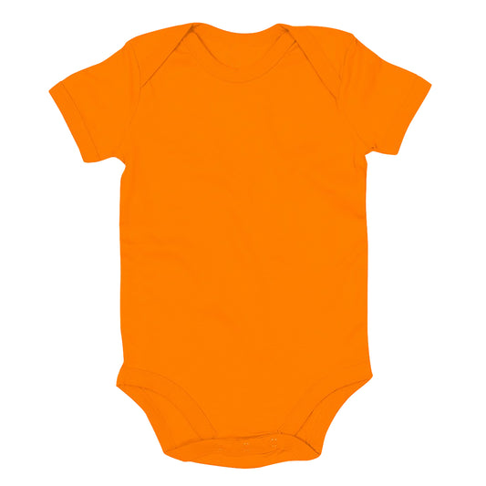 Orange - Front - Babybugz Baby Unisex Cotton Bodysuit