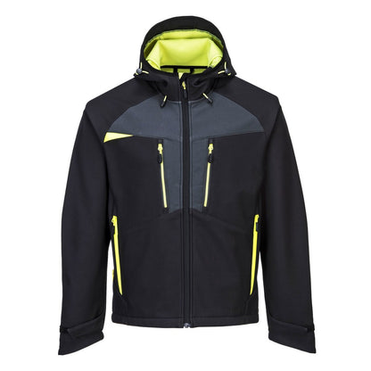 Black - Front - Portwest Mens DX4 Softshell Jacket
