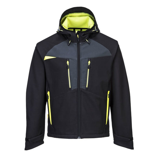Black - Front - Portwest Mens DX4 Softshell Jacket