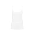 White - Front - Kariban Womens-Ladies Strappy Tank Top