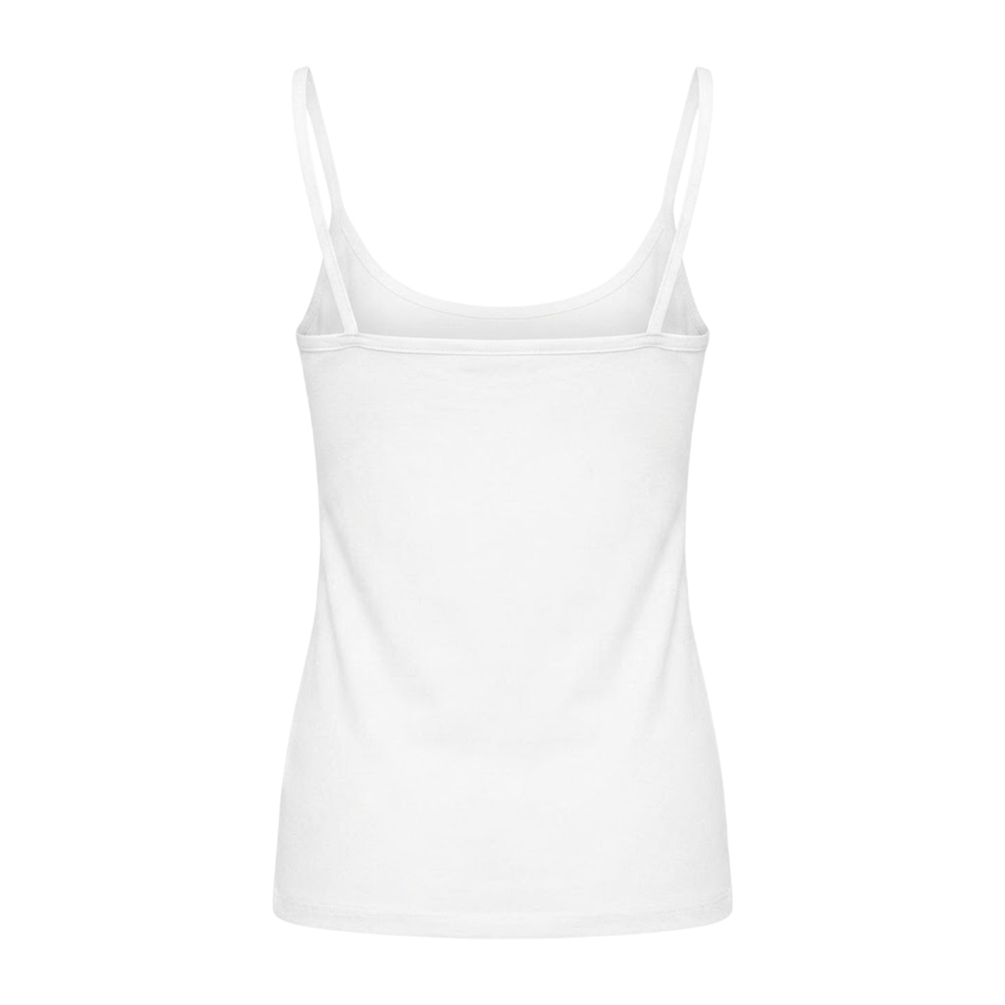 White - Back - Kariban Womens-Ladies Strappy Tank Top