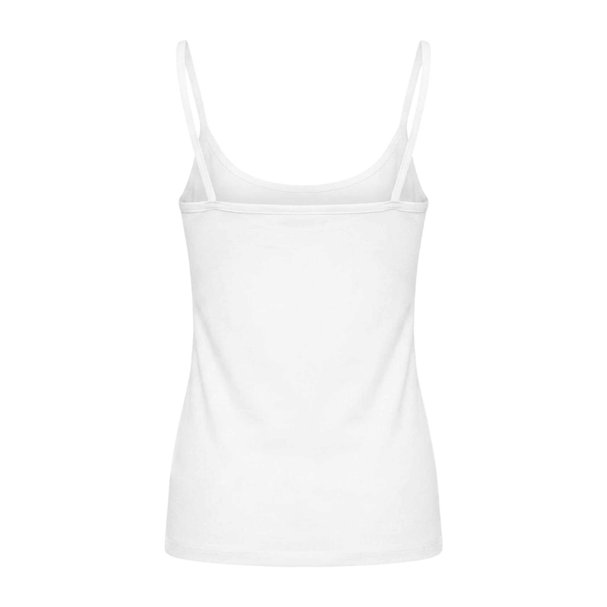 White - Back - Kariban Womens-Ladies Strappy Tank Top