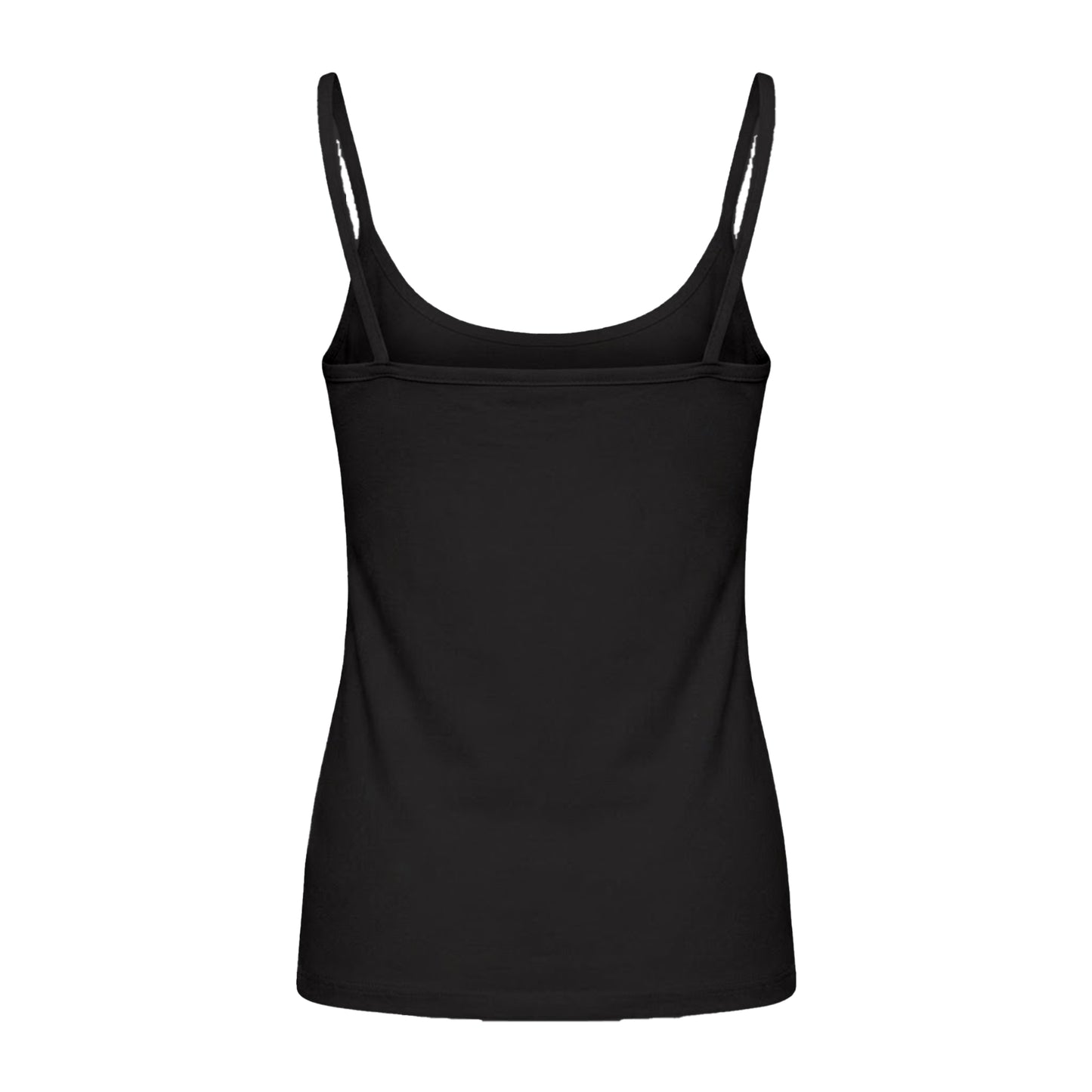 Black - Back - Kariban Womens-Ladies Strappy Tank Top