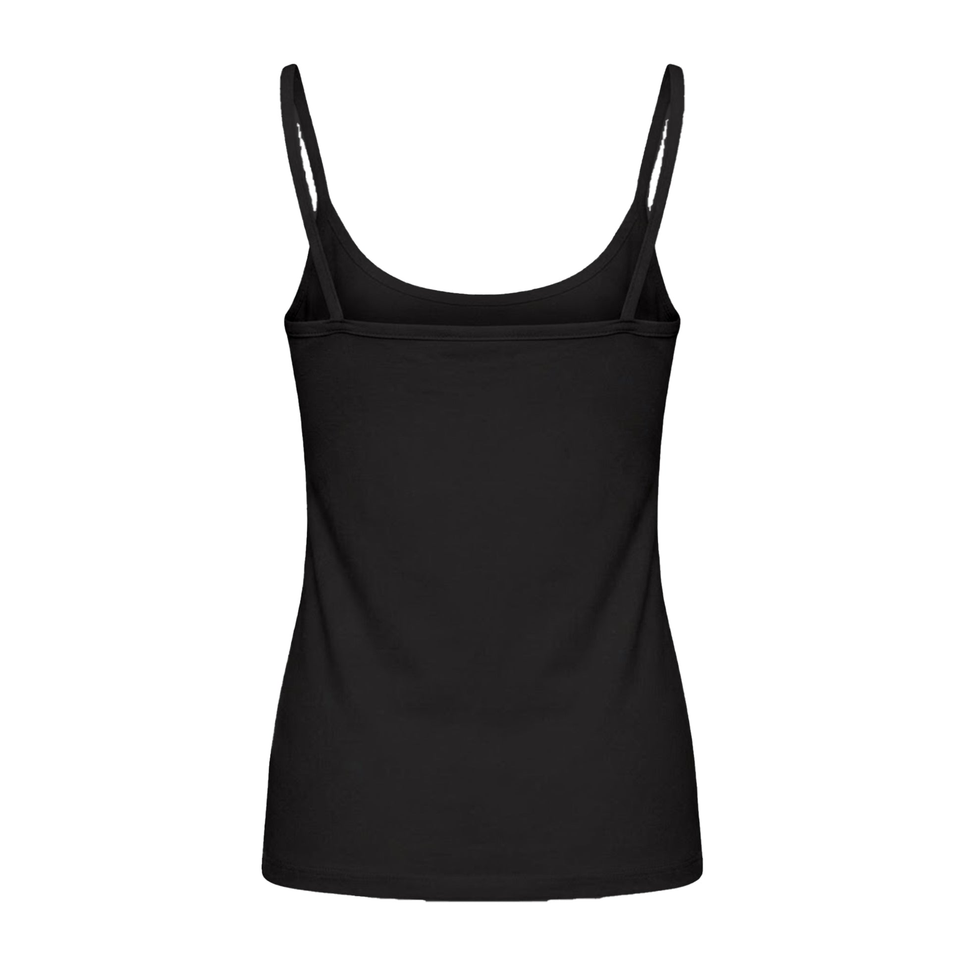 Black - Back - Kariban Womens-Ladies Strappy Tank Top
