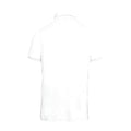 White - Back - Kariban Mens Jersey Knit Polo Shirt