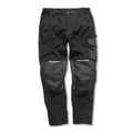 Black - Front - Result Mens Work-guard Slim Softshell Work Trouser