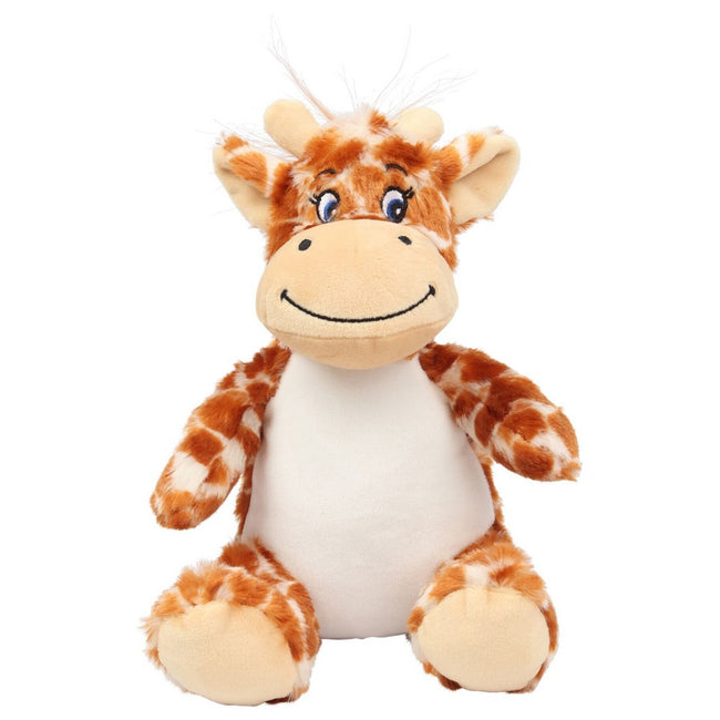 Giraffe Brown - Front - Mumble Printme Mini Plush Toy