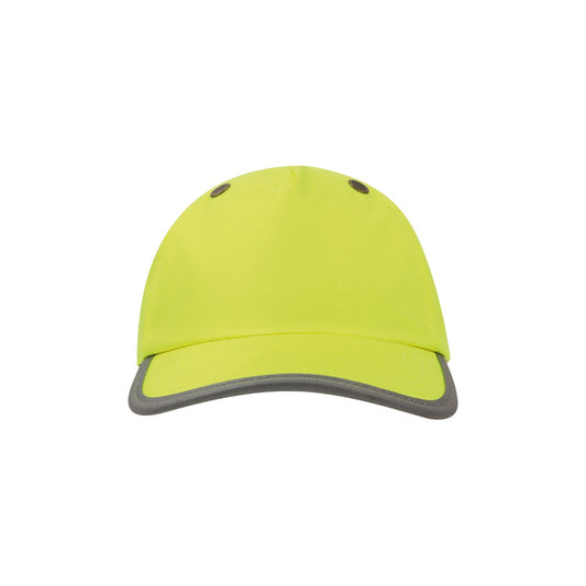 Hi-vis Yellow - Front - Yoko Adults Unisex Safety Bump Cap