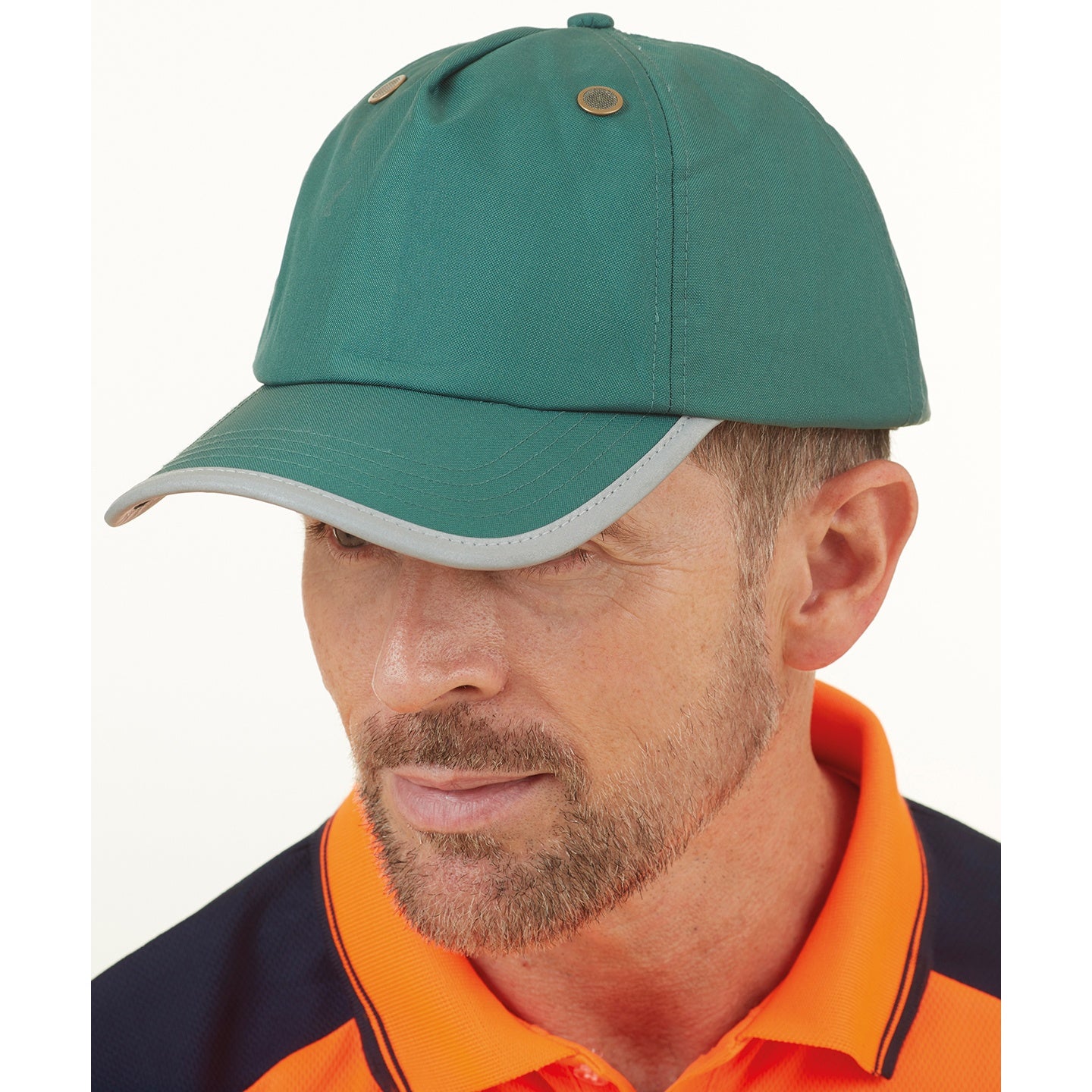 Paramedic Green - Side - Yoko Adults Unisex Safety Bump Cap