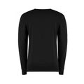Black - Back - Kustom Kit Mens Regular Fit Arundel Crew Neck Sweater