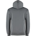 Dark Grey Marl - Front - Kustom Kit Adults Unisex Regular Fit Hoodie