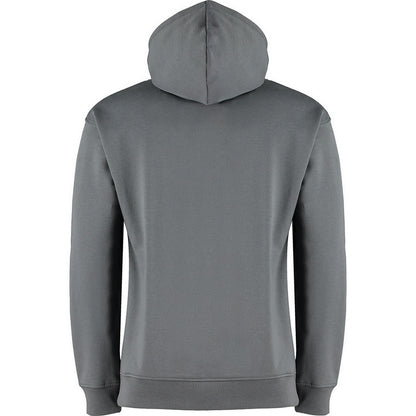 Dark Grey Marl - Back - Kustom Kit Adults Unisex Regular Fit Hoodie