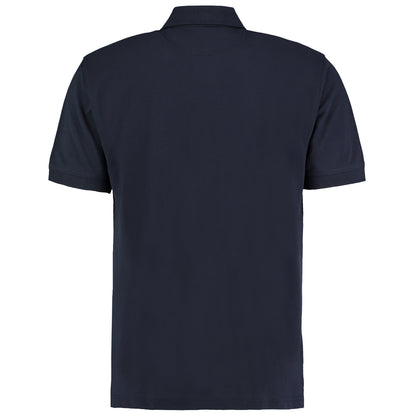 Navy - Back - Kustom Kit Mens Classic Fit Cotton Klassic Superwash Polo