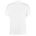 White - Back - Kustom Kit Mens Classic Fit Cotton Klassic Superwash Polo