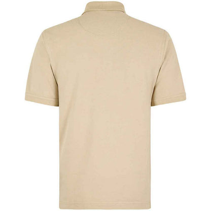 Sand - Back - Kustom Kit Mens Classic Fit Cotton Klassic Superwash Polo