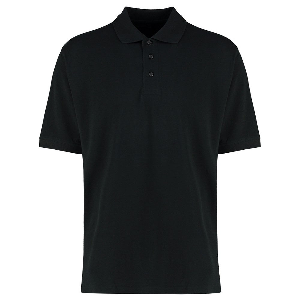 Black - Front - Kustom Kit Mens Classic Fit Cotton Klassic Superwash Polo
