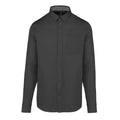 Dark Grey - Front - Kariban Mens Nevada Shirt