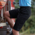 Black - Back - Pro RTX Mens Cargo Shorts