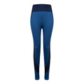 Bright Blue-Navy - Front - Tombo Womens-Ladies Seamless Panelled Leggings